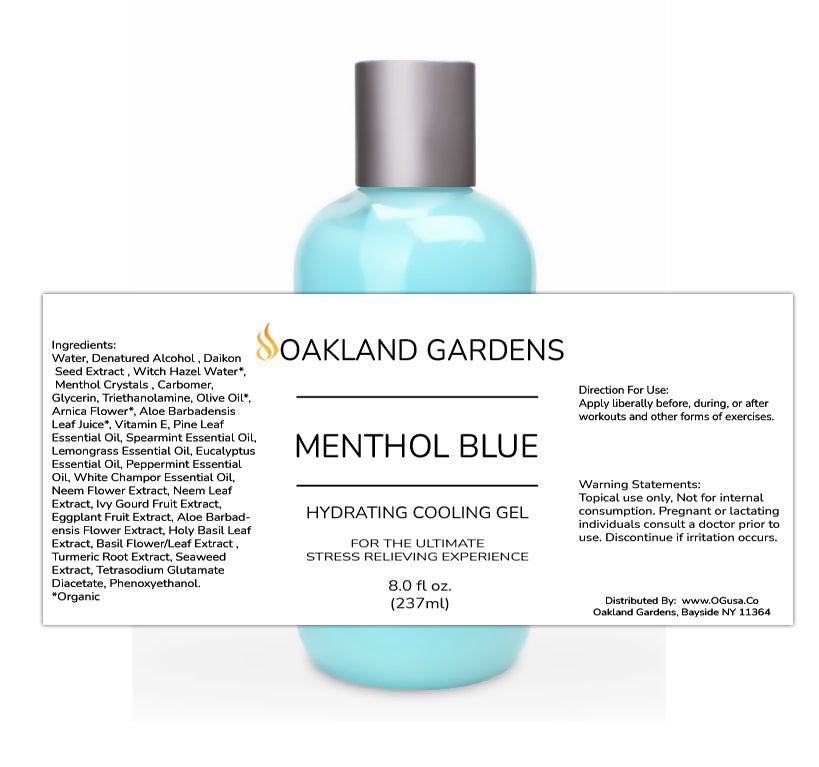 Menthol Blue - Hydrating Cooling Gel