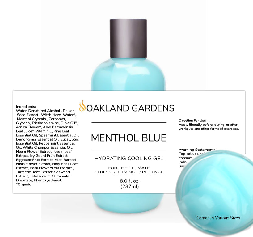 Menthol Blue - Hydrating Cooling Gel