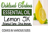 Lemon 5X Essential Oil (Citrus limonum)