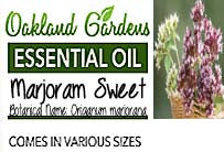 Marjoram, Sweet Essential Oil (Origanum marjorana)