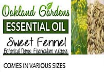 Sweet Fennel Essential Oil (Foeniculum vulgare)