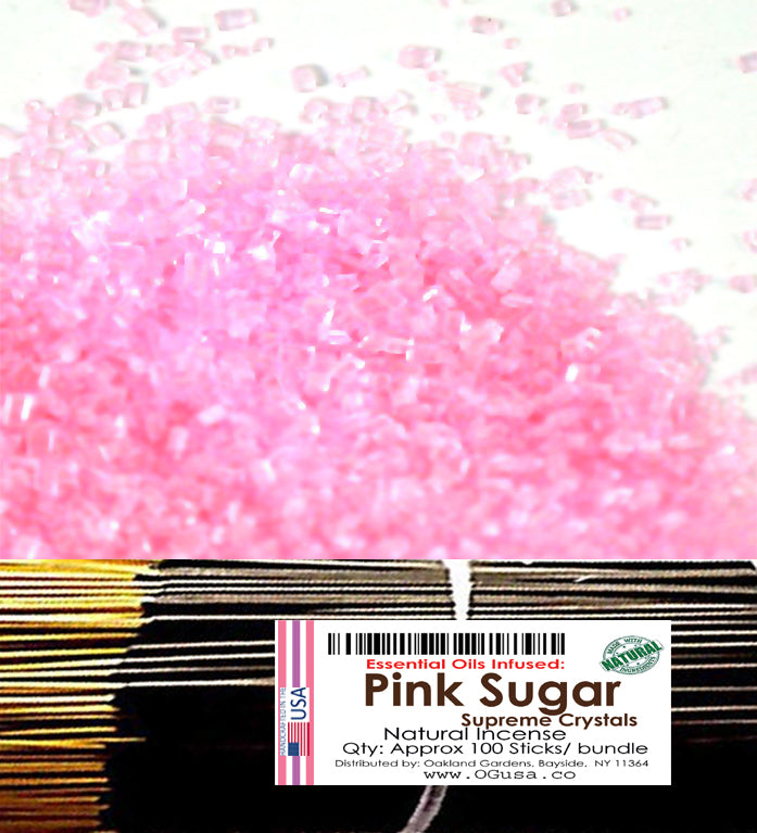 Pink Sugar Supreme Crystals (Fruity & Sweet, EOs Infused) Incense