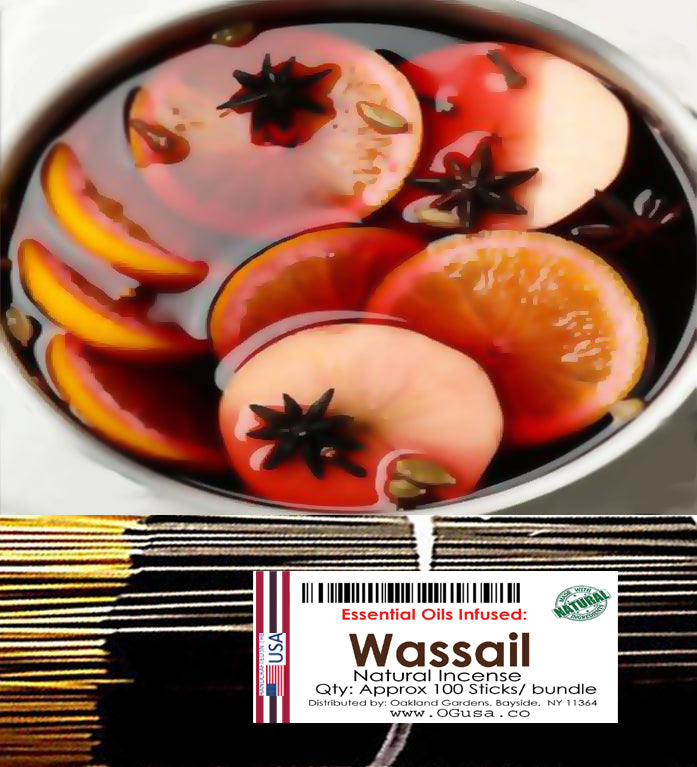 Wassail (Christmas Holidays with The Family, EOs Infused) Incense